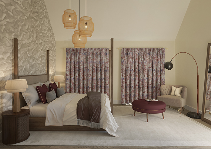 Acer, Mauve - Made to Measure Curtain - Image 15